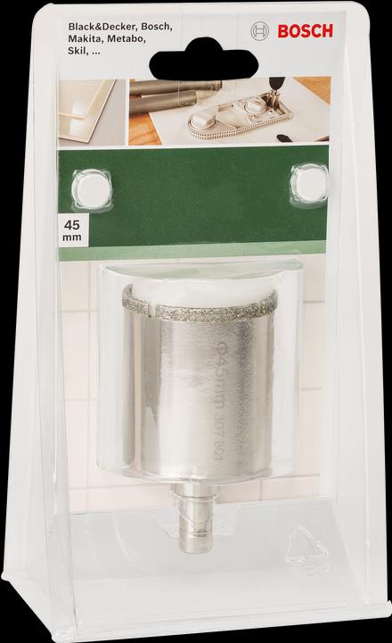 Image du produit Bosch Zubehör Scie cloche Bosch DIY diamant céramique 45mm (45 millimètres)
