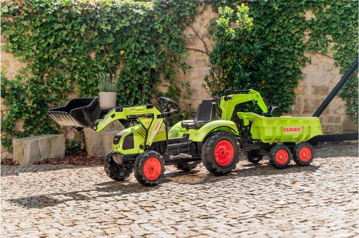 Actual product image Falk Toys Claas tractor + XL trailer