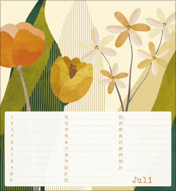 Produktbild Geburtstagskalender Bloom (Deutsch)