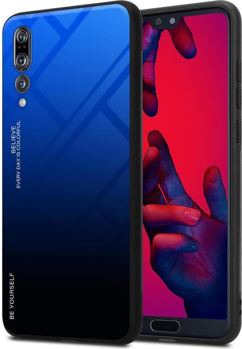 Image du produit Cadorabo Couverture en verre TPU 2 couleurs (Huawei P20 Plus, Huawei P20 Pro)