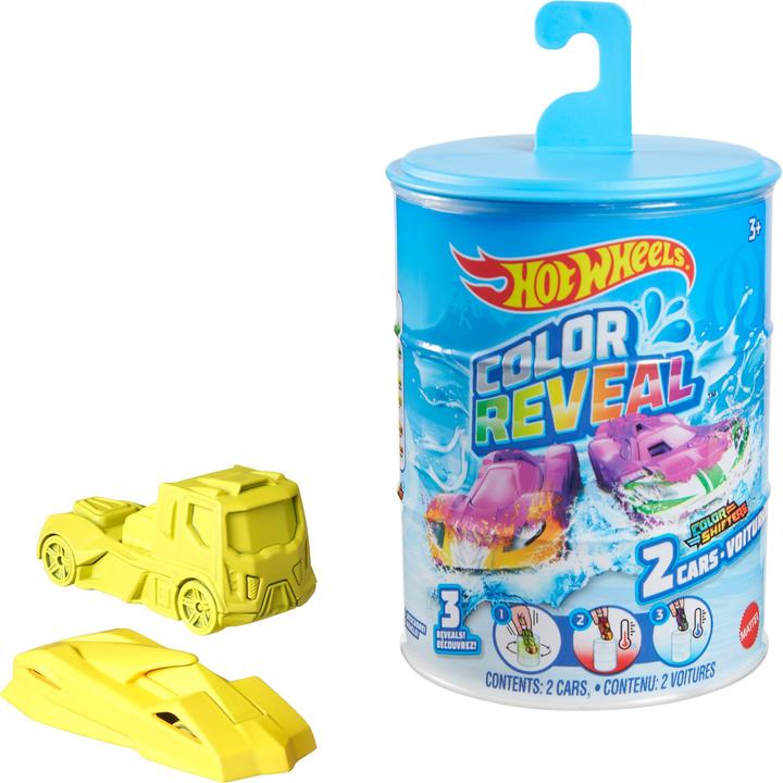 Actual product image Hot Wheels Colour Reveal 2-piece range