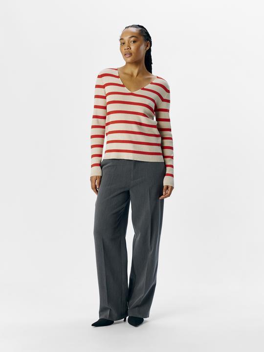 Produktbild Object Gestreiftes Stricktop (L)