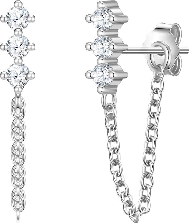 Actual product image Glanzstücke München Ladies stud earrings - 36962 (Sterling Silver)
