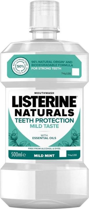 Listerine Naturals Teeth Protection Mild Taste Mouthwash (500 ml, Mundspülung)