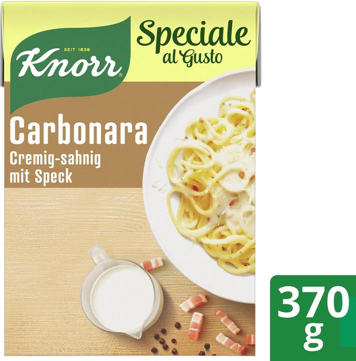 Produktbild Knorr Speciale al Gusto Carbonara (370 g)