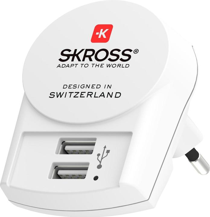Image du produit Skross Adaptateur tour du monde PRO+ 2x USB