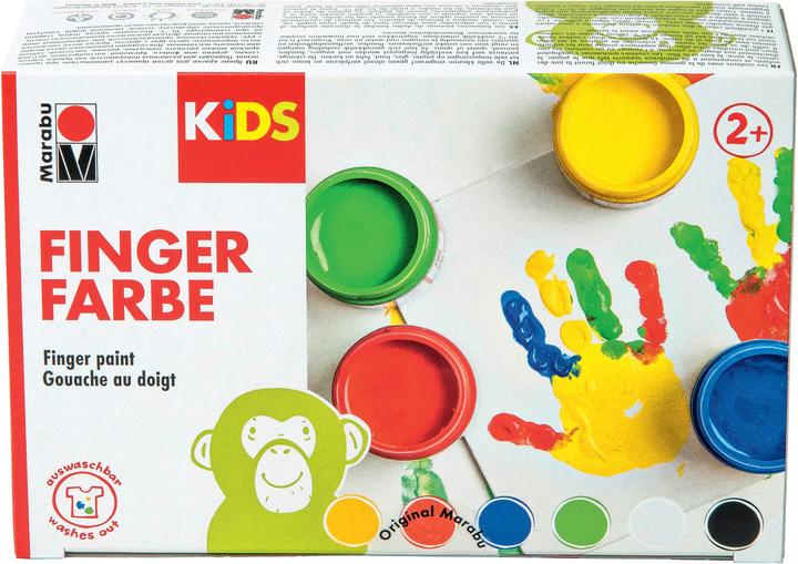 Actual product image Marabu Kids Finger Colours (Multi color, 600 ml)