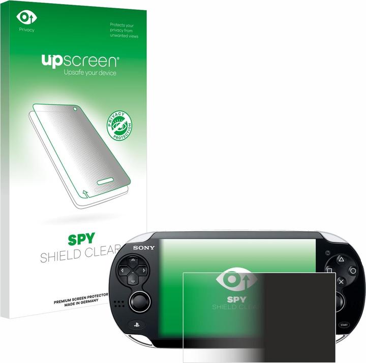 Actual product image upscreen Anti-spy privacy film Blue light protection film (PS vita)