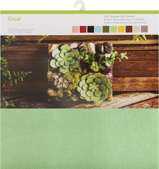 Actual product image Cricut Craft Felt Pattern Pack Summer Sky