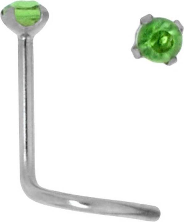 Bijouteria Nasenpiercing (Chirurgenstahl 316L, Kristall)