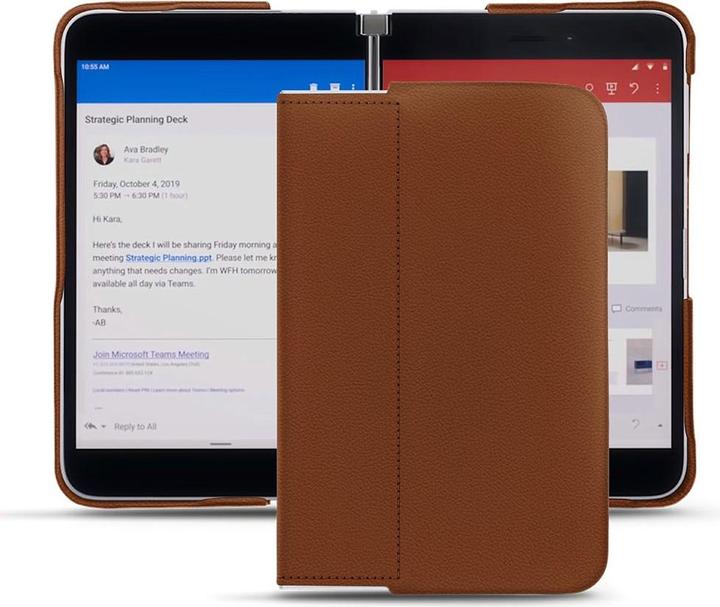 Actual product image Noreve Leather cover (Microsoft Surface Duo)