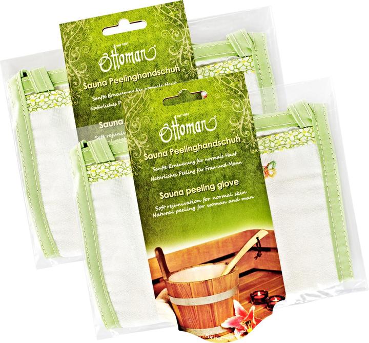 Immagine prodotto Natura Punto Guanto esfoliante per viso e corpo, bianco, verde