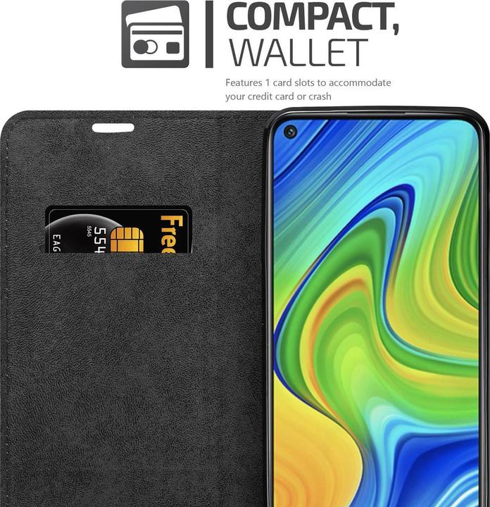 Immagine prodotto Cadorabo Copertina magnetica invisibile del libro (Xiaomi Redmi Note 9)