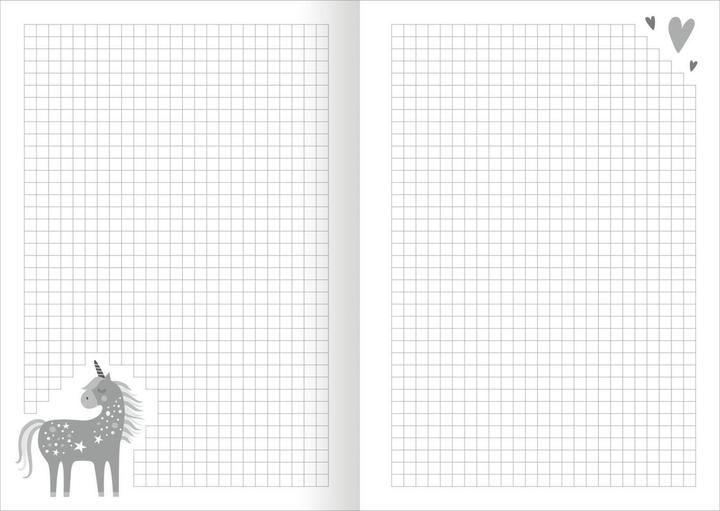 Immagine prodotto I miei appunti - Unicorno (A5, Quadretti)