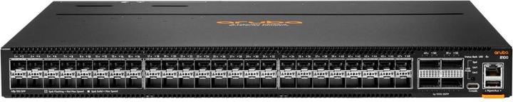 Actual product image HPE E Aruba Networking CX8100 SFP+, /100G, QSFP28, FB, 3Fan, 2AC, PSU, SW Bundle CH en (48 Ports)