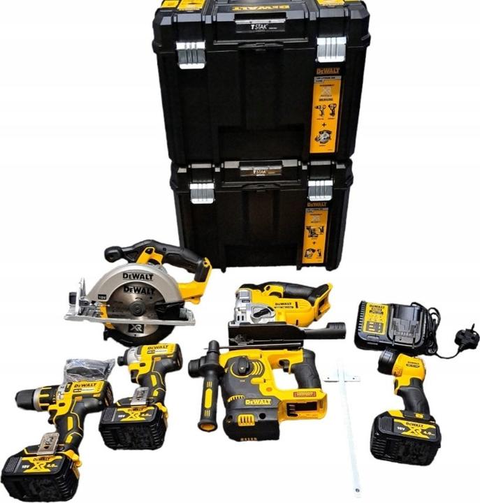 Actual product image DeWalt 18V XR 6 Kit TSTAK
