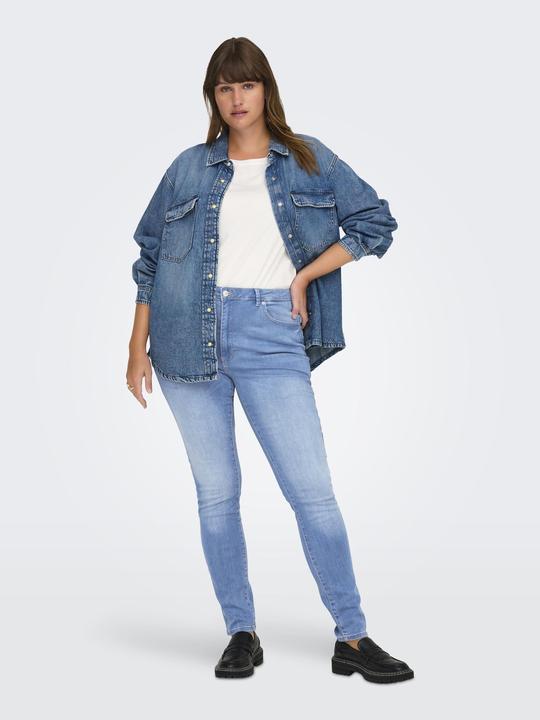 Produktbild Only CARFOREVER Hohe Taille Skinny Fit Jeans Skinny Jeans (W42/L32)