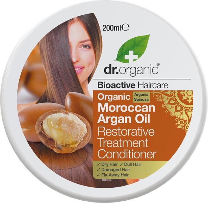 Image du produit Dr. Organic Après-shampooing à l'huile d'argan marocaine 200ml (200 ml)