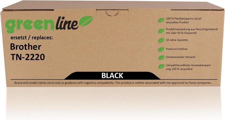 Immagine prodotto Inkadoo Toner greenline ersetzt Brother TN-2220 XL Toner