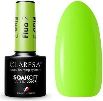 Produktbild Claresa Fluo UV-Nagellack 5ml - 2er-Pack (Grün, UV-Gel Lack)