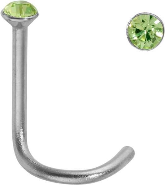 Bijouteria Nasenpiercing (Edelstahl, Kristall)