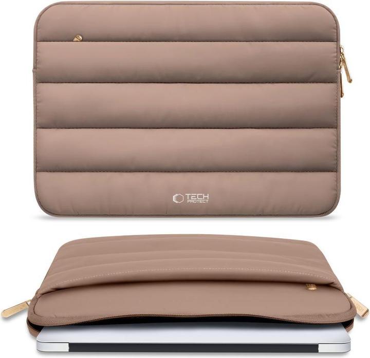 Produktbild Tech-Protect Tech-Protett Fluffy Laptoptasche 13-14 – Braun (14")
