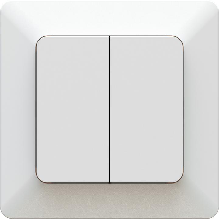 priamos Doppel-Druckschalter Schema 3+3 UP