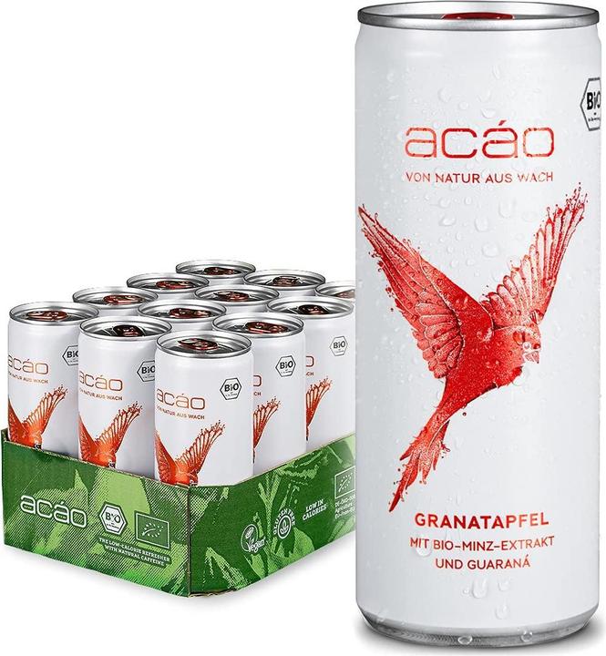 Produktbild Acáo Erfrischungsgetränk Tray mit Pink Grapefruit & Guarana Bio (12 x 25 cl)
