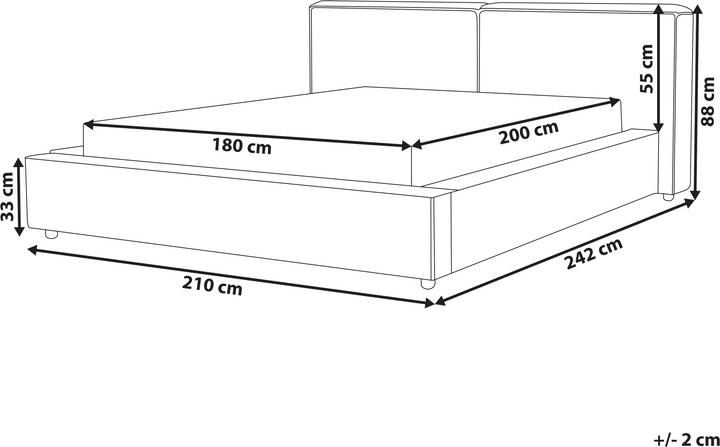 Actual product image Beliani Linards (180 x 200 cm)