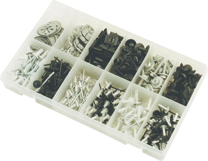 Immagine prodotto KS Tools Set di clip di fissaggio - sgancio rapido, 400 pezzi.