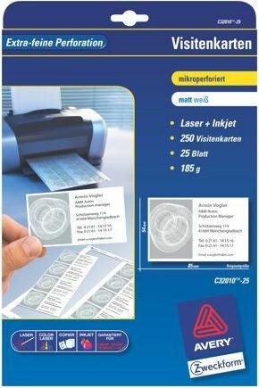 Produktbild Avery Klassisch (185 g/m², 250 x, A4)