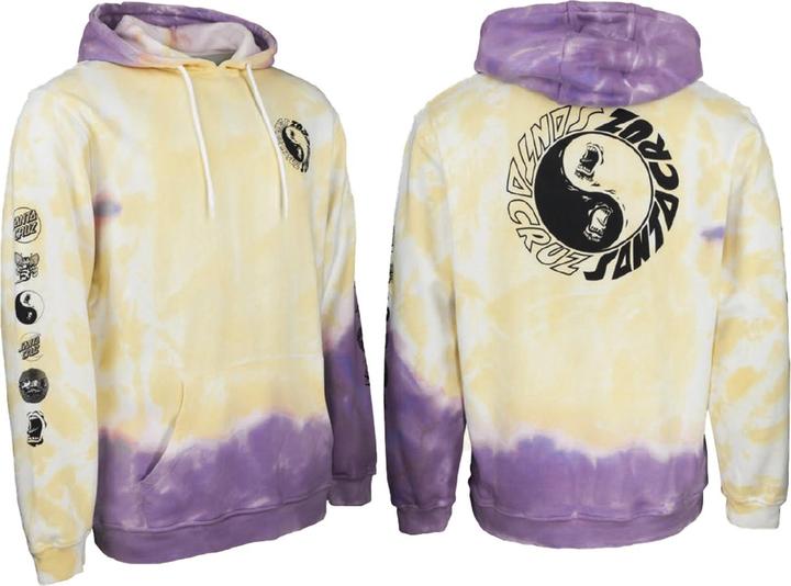Santa Cruz Scream Ying Yang Dye Hoodie Organics