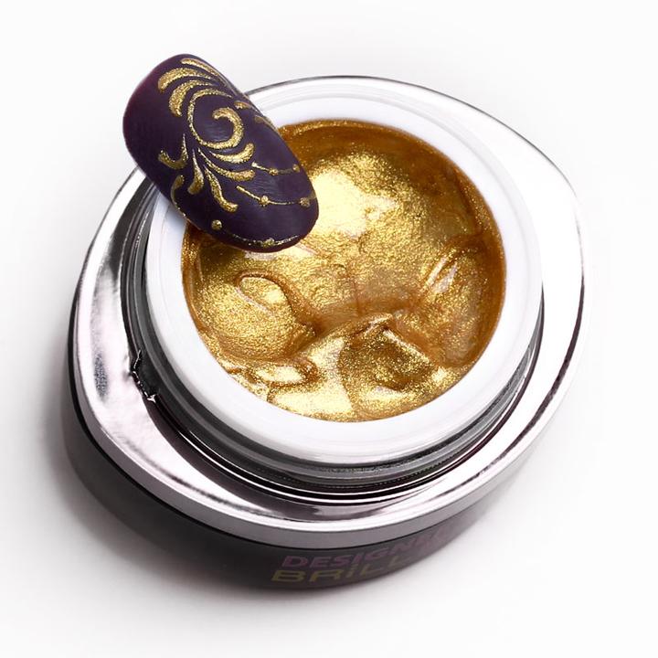 Immagine prodotto BrillBird Designer Gel Gold - 3ml (Designer Gel Oro)