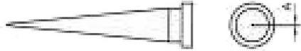 Productafbeelding Weller Erem LT T SOLDEERSTIFT 0,6MM (Soldeer voorverwarmingsplaat)