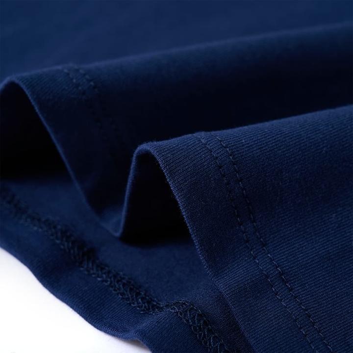 Immagine prodotto VidaXL Camicia da bambino a maniche lunghe blu navy 128,Materiale: 95 % cotone (128)