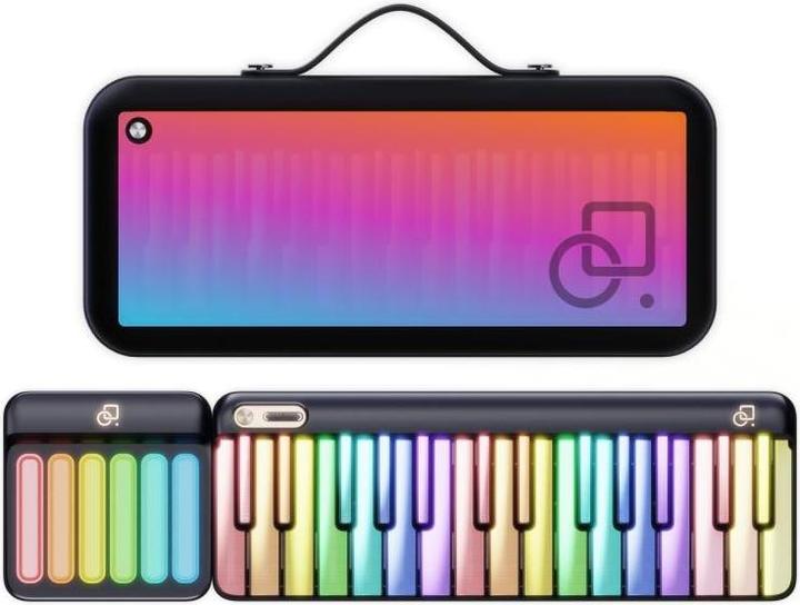 Actual product image Popu Music PopuPiano 1 Smart Portable Piano - luminous PopuPiano with PopuBag (29 Keys)