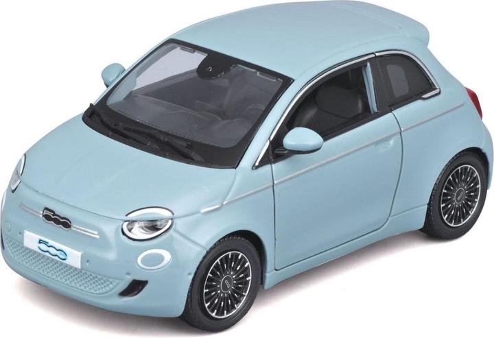 Bburago Fiat 500e 1/24 blau
