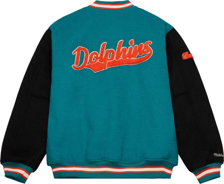 Produktbild Mitchell & Ness M&N Legacy Varsity Wool Jacke - NFL Miami Dolphins - L (L)