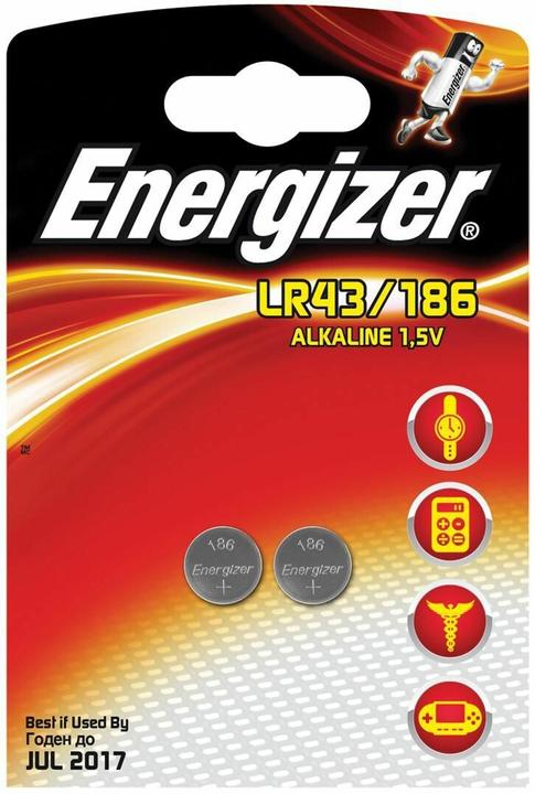 Produktbild Energizer LR43/186 Specialty (2 Stk., LR43, 123 mAh)