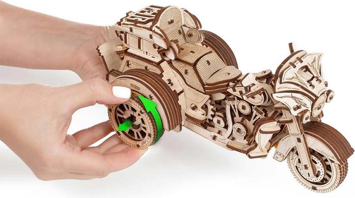 Image du produit Eco Wood Art Kit de maquette 3D en bois - Moto trike