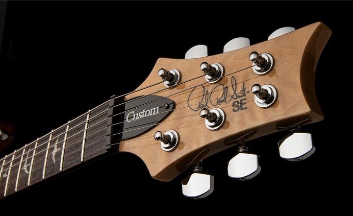 Image du produit PRS SE Custom 22 Semi-Hollow - Jaune Santana (Guitare électrique, Érable, Acajou, Palissandre)
