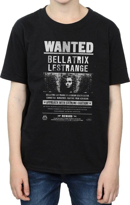 Jungen Bellatrix Lestrange Wanted Poster TShirt aus Baumwolle
