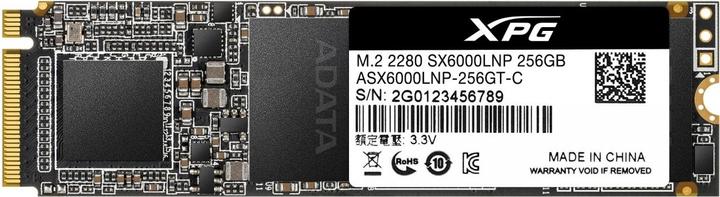 Actual product image Adata SX6000 (256 GB, M.2 2280)