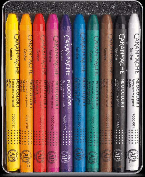 Immagine prodotto Caran d'Ache Scatola di metallo Neocolor I (Multicolore, 10 x)