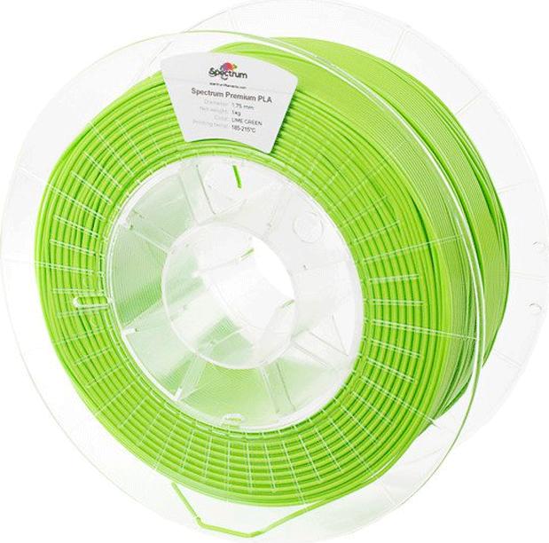 Image du produit Filament Premium PLA Vert Lime 1.0kg 1.75mm (PLA, 1.75 mm, 1000 g, Vert)