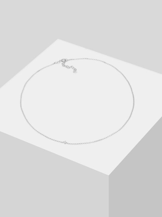 Immagine prodotto Elli Choker Erbskette mit Zirkonia Kristall (Argento, 36 cm)