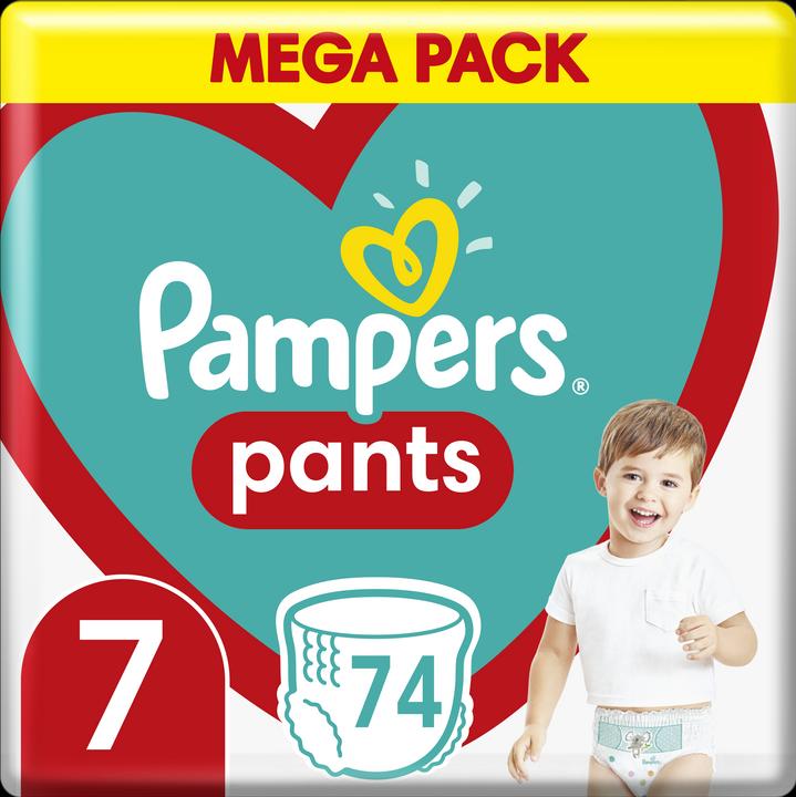 Image du produit Pampers Pants (Taille 7, Pack semi-mensuel, 74 pièce(s))