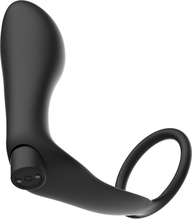 Immagine prodotto Addicted toys Anello Per Il Pene Con Telecomando Plug Anale Nero Ricaricabile