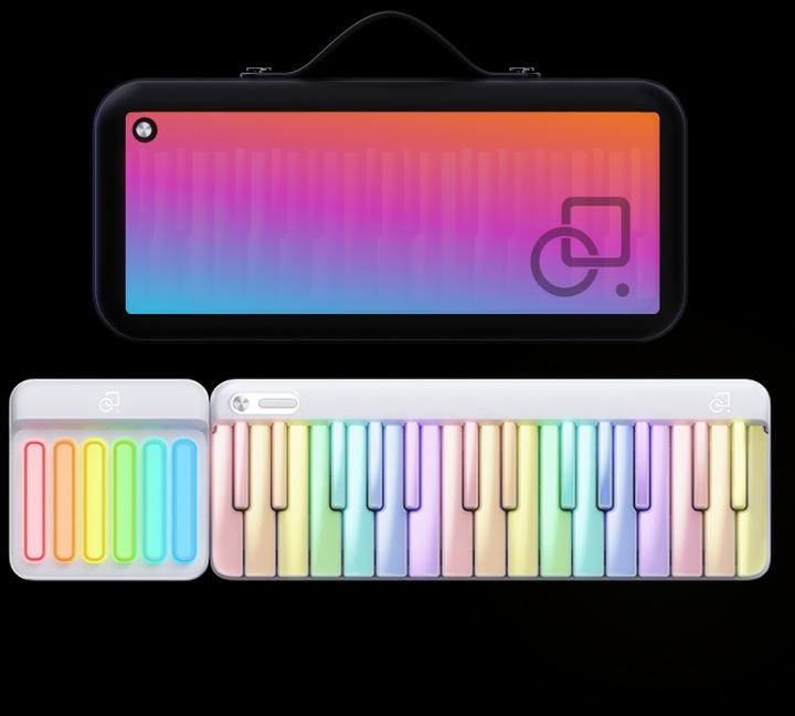 Image du produit Popu Music PopuPiano 1 Smart Portable Piano - PopuPiano lumineux avec PopuBag (29 Boutons)