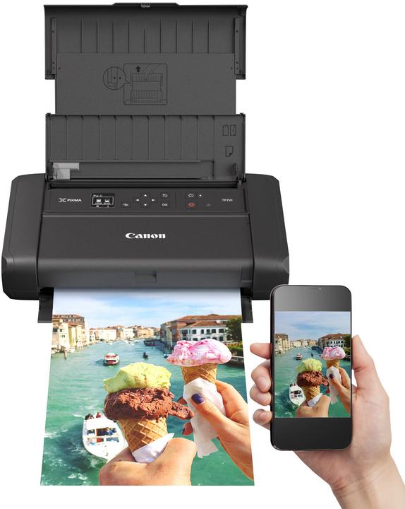 Actual product image Canon Pixma TR150 incl. battery (Ink, Colour)
